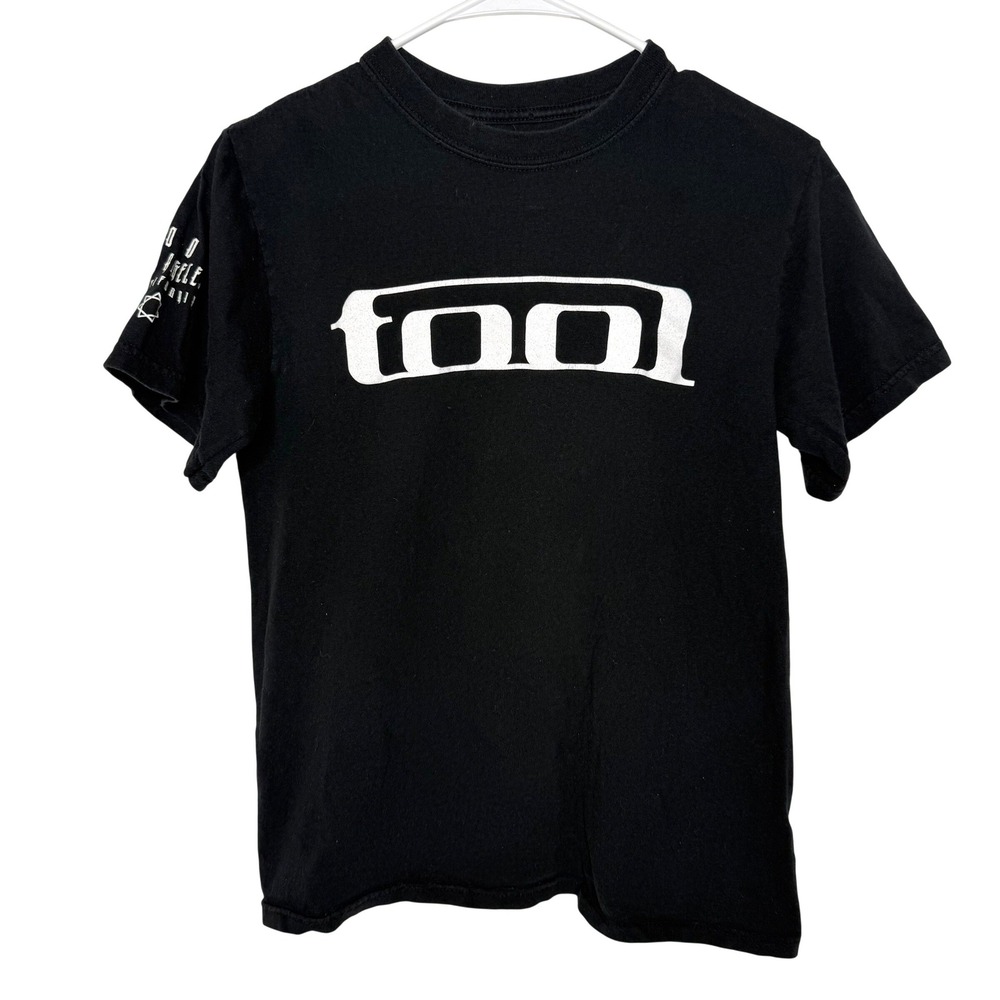 Vintage Tool Band T-Shirt Black Wrench Graphic Logo Tee Size Small 2009